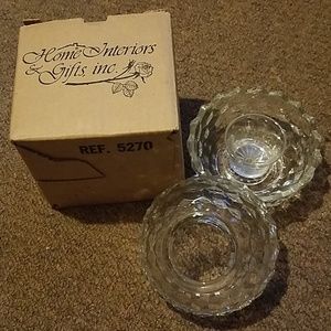 Home interior glass candle nite lite